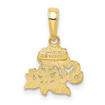 Load image into Gallery viewer, 14K Yellow Gold Sister Rose Pendant