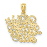 Load image into Gallery viewer, 14K Two-tone Gold Daddys Little Girl Pendant