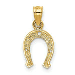 Load image into Gallery viewer, 14K Yellow Gold Horse Shoe Pendant