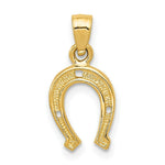 Load image into Gallery viewer, 14K Yellow Gold Horse Shoe Pendant