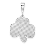 Load image into Gallery viewer, 14K White Gold Trinity Clover Pendant