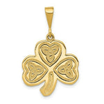 Load image into Gallery viewer, 14K Yellow Gold Trinity Clover Pendant
