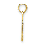Load image into Gallery viewer, 14K Yellow Gold I Love My Trucker Truck Pendant