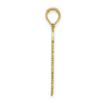 Load image into Gallery viewer, 14K Yellow Gold Fireman Fire Dept Badge Charm Pendant