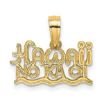 Load image into Gallery viewer, 14K Yellow Gold Hawaii No Kaoi Charm Pendant