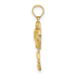 Load image into Gallery viewer, 14K Yellow Gold St. George Palm Tree Charm Pendant