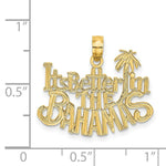 Load image into Gallery viewer, 14K Yellow Gold It's Better in The Bahamas Charm Pendant