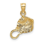 Load image into Gallery viewer, 14K Yellow Gold Stingray Pendant