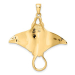Load image into Gallery viewer, 14K Yellow Gold Manta Ray Pendant
