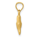 Load image into Gallery viewer, 14K Yellow Gold Whale Tail Pendant