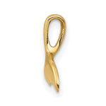 Load image into Gallery viewer, 14K Yellow Gold Whale Tail Chain Slide