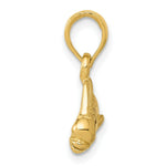Load image into Gallery viewer, 14K Yellow Gold Mahi Mahi Fish Pendant