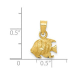 Load image into Gallery viewer, 14K Yellow Gold Fish Pendant
