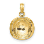 Load image into Gallery viewer, 14K Yellow Gold Sailor Hat Charm Pendant