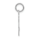 Load image into Gallery viewer, 14K White Gold Rose Charm
