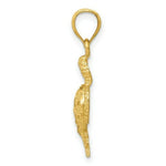 Load image into Gallery viewer, 14K Yellow Gold Turtle Pendant