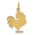 Load image into Gallery viewer, 14K Yellow Gold Rooster Charm