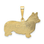 Load image into Gallery viewer, 14K Yellow Gold Welsh Corgi Pendant