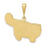 Load image into Gallery viewer, 14K Yellow Gold Persian Cat Pendant