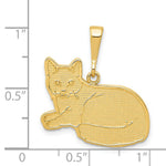 Load image into Gallery viewer, 14K Yellow Gold Russian Blue Pendant