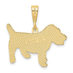 Load image into Gallery viewer, 14K Yellow Gold Jack Russell Terrier Dog Pendant