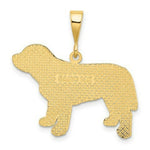 Load image into Gallery viewer, 14K Yellow Gold Labrador Dog Pendant