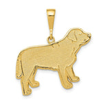 Load image into Gallery viewer, 14K Yellow Gold Labrador Dog Pendant