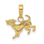 Load image into Gallery viewer, 14K Yellow Gold Dog Pendant