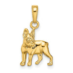 Load image into Gallery viewer, 14K Yellow Gold Boston Terrier Dog Pendant