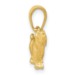 Load image into Gallery viewer, 14K Yellow Gold Cocker Spaniel Dog Pendant
