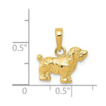 Load image into Gallery viewer, 14K Yellow Gold Cocker Spaniel Dog Pendant