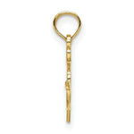 Load image into Gallery viewer, 14K Yellow Gold Paint Pallet Charm Pendant