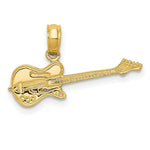 Load image into Gallery viewer, 14K Yellow Gold Electric Guitar Pendant