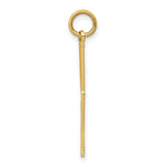 Load image into Gallery viewer, 14K Yellow Gold Goalie Stick Charm