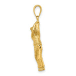 Load image into Gallery viewer, 14K Yellow Gold Golf Bag With Clubs Charm Pendant