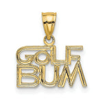 Load image into Gallery viewer, 14K Yellow Gold Golf Bum Charm Pendant