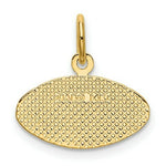 Load image into Gallery viewer, 14K Yellow Gold Football Charm