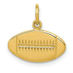 Load image into Gallery viewer, 14K Yellow Gold Football Charm