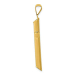 Load image into Gallery viewer, 14K Yellow Gold 3-D Polished Hollow Cross Pendant