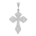 Load image into Gallery viewer, 14K White Gold Cross Pendant 40mm length