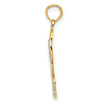 Load image into Gallery viewer, 14K Yellow Gold w/Rhodium Love Angel Pendant