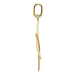 Load image into Gallery viewer, 14K Yellow Gold Elongated Star of David Pendant