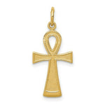 Load image into Gallery viewer, 14K Yellow Gold Ankh Cross Charm