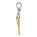 Load image into Gallery viewer, 14K Two-tone Gold Palm Tree Pendant