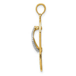 Load image into Gallery viewer, 14K Two-tone Gold Triple Sea Turtle Flip-Flop Pendant