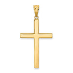 Load image into Gallery viewer, 14K Yellow Gold Cross Pendant 40mm length