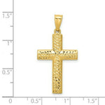Load image into Gallery viewer, 14K Yellow Gold Reversible Cross Pendant