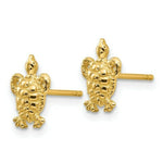 Load image into Gallery viewer, 14K Yellow Gold Mini Turtle Post Earrings