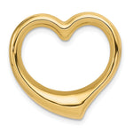 Load image into Gallery viewer, 14K Yellow Gold Heart Hollow Pendant Slide