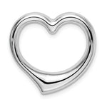 Load image into Gallery viewer, 14K White Gold Heart Hollow Pendant Slide